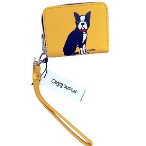 NwT Marc Tetro zipper wristlet wallet, color yellow . See pic for details